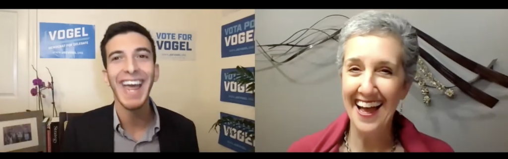 Joe Vogel joins State Senator Cheryl Kagan of District 17 of her YouTube podcast. 